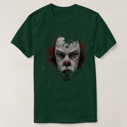 Halloween Evil Killer Scary Clown Horror Gift T-shirt (Design voorkant)
