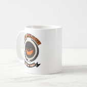 Halloween Evil Pumpkin Face Spooky Night Koffiemok (Voorkant links)