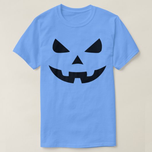 Halloween Evil Pumpkin Face Vrouwen en Mannen T-shirt (Design voorkant)