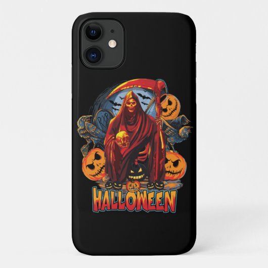 Halloween Evil skeleton, pompoen Case-Mate iPhone Case (Achterkant)