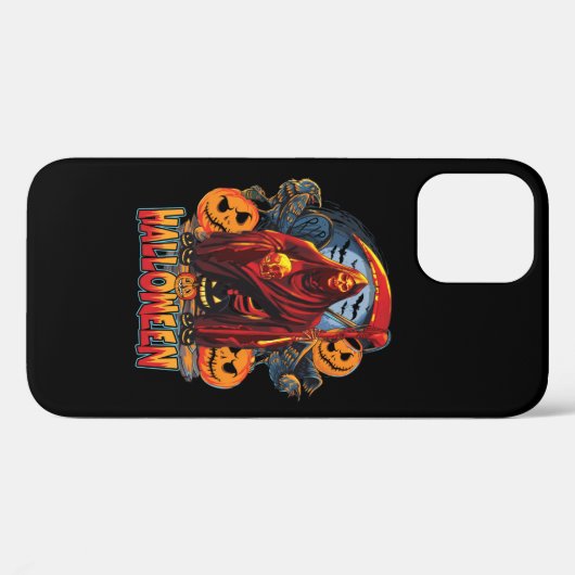 Halloween Evil skeleton, pompoen Case-Mate iPhone Case (Achterkant (horizontaal))