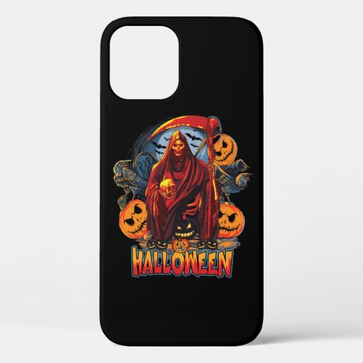 Halloween Evil skeleton, pompoen Case-Mate iPhone Case (Achterkant)