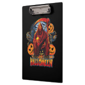 Halloween Evil skeleton, pompoen Klembord (Links)