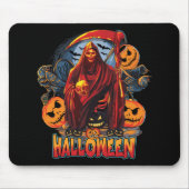 Halloween Evil skeleton, pompoen Muismat (Voorkant)