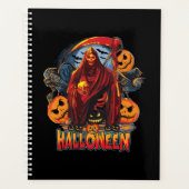 Halloween Evil skeleton, pompoen Planner (Voorkant)