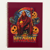Halloween Evil skeleton, pompoen Planner (Voorkant)