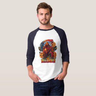 Halloween Evil skeleton, pompoen T-shirt
