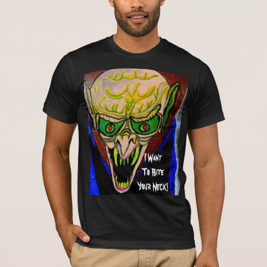 HALLOWEEN EVIL VAMPIRE t-shirt (Voorkant)