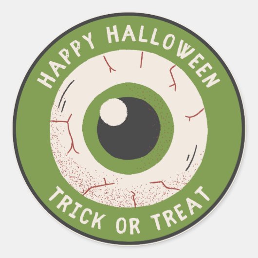 Halloween Eye Ball Sticker (Voorkant)