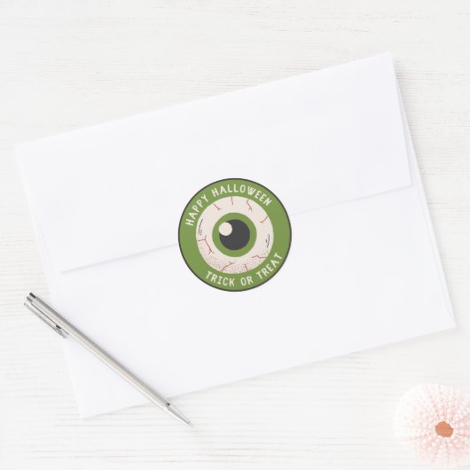 Halloween Eye Ball Sticker (Envelop)