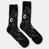Halloween Eyeball Sokken – Spooky Drip Crew Sokken (Rechts)