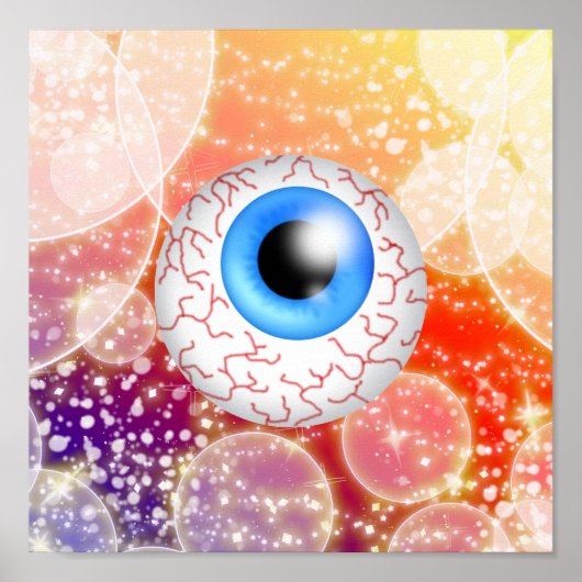 Halloween Eyeball - SRF Poster (Voorkant)