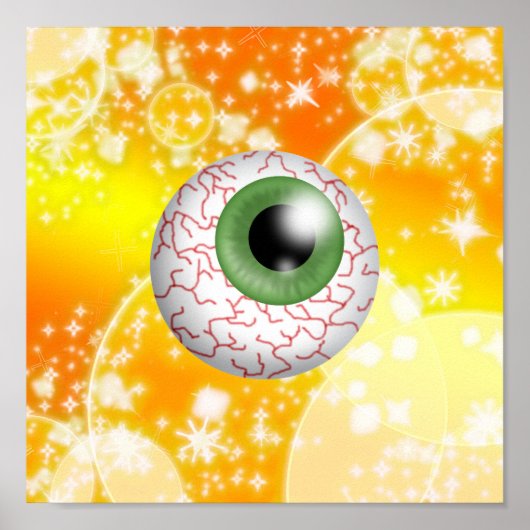 Halloween Eyeball - SRF Poster (Voorkant)