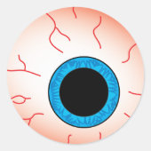 Halloween Eyeball sticker (Voorkant)
