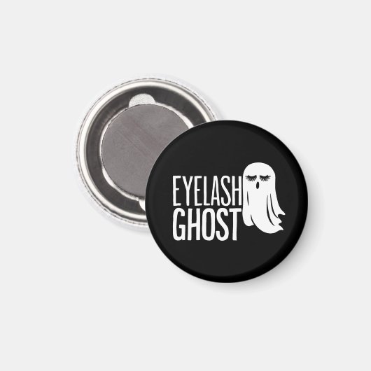 Halloween Eyelash Ghost Magneet (Voorkant / Achterkant)