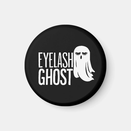 Halloween Eyelash Ghost Magneet (Voorkant)