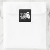Halloween Eyelash Ghost Vierkante Sticker (Tas)