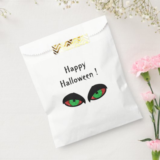 Halloween Eyes Bedankzakje (Gezegeld)