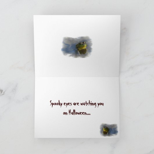 Halloween Eyes Kaart (Binnen)