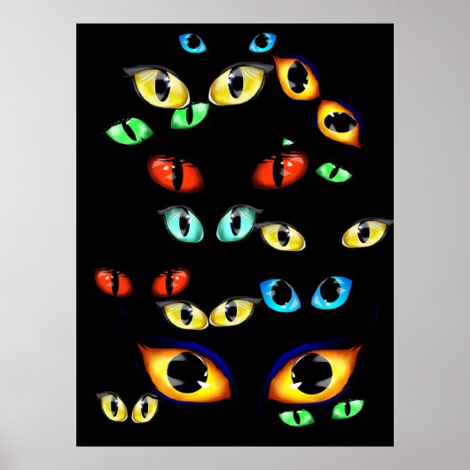 Halloween Eyes Poster (Voorkant)