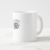 Halloween F-Caw-F Bird Cool Unique Grote Koffiekop (Voorkant rechts)