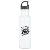 Halloween F-Caw-F Bird Cool Unique Waterfles (Voorkant)