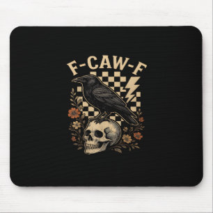 Halloween F-Caw-F Raaf Vogel F-Caw-F Kraai Geruit Muismat