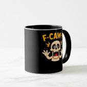 Halloween F-Caw-F Schedel Mok (Voorkant rechts)