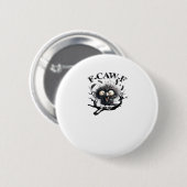 Halloween F-Caw-F Vogel Cool Uniek Ronde Button 5,7 Cm (Voorkant /achterkant)
