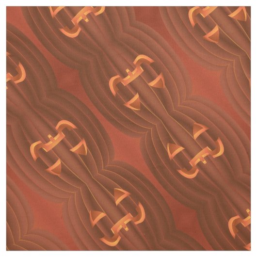 Halloween Fabric Jack-o-lantern Fabrics Custom Stof (Swatch)