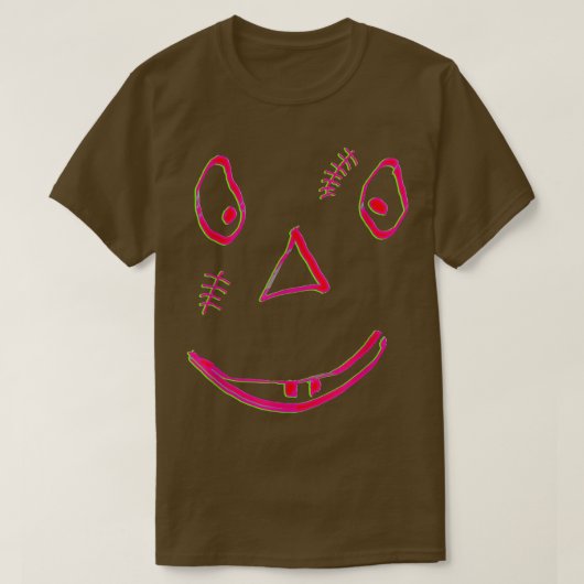 Halloween Face 3542 T-shirt (Design voorkant)
