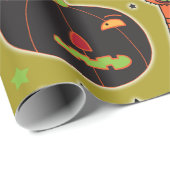 Halloween Faceoff inpakpapier (Rol Hoek)