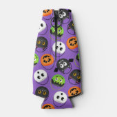 Halloween Faces Flesjeskoeler (Achterkant)