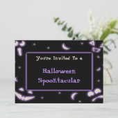 Halloween Faces Kaart (Staand voorkant)