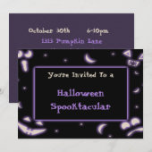 Halloween Faces Kaart (Voorkant / Achterkant)