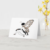 Halloween Faery Kaart (Gele Bloem)