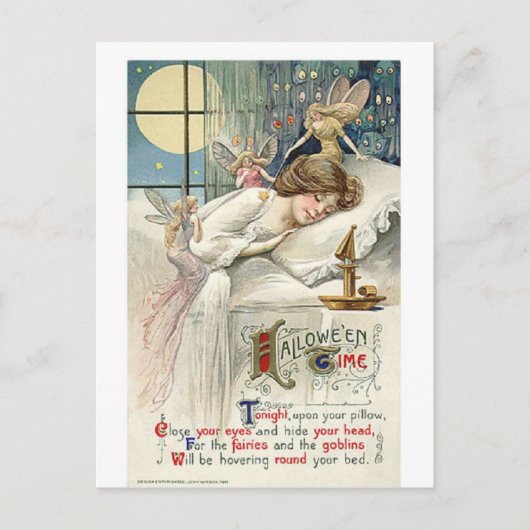 halloween fairies briefkaart (Voorkant)