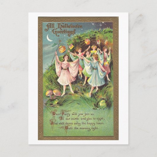  Halloween Fairy Briefkaart (Voorkant)