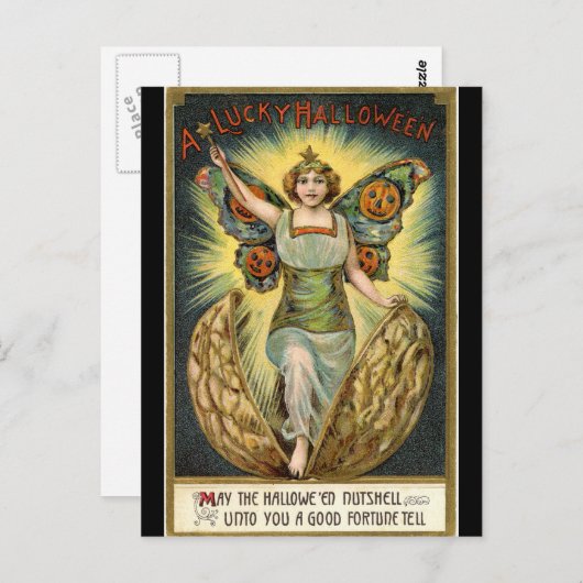 Halloween Fairy  Briefkaart (Voorkant / Achterkant)