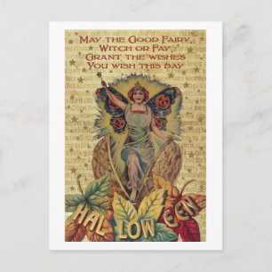 Halloween Fairy Briefkaart