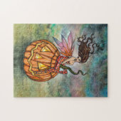 Halloween Fairy Fantasy Art beroemd gemaakt door M Legpuzzel (Horizontaal)