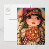 Halloween Fairy Fun Briefkaart (Voorkant / Achterkant)