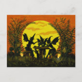 Halloween fairy heks briefkaart (Voorkant)