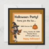Halloween Fairy Invitation Kaart (Voorkant)