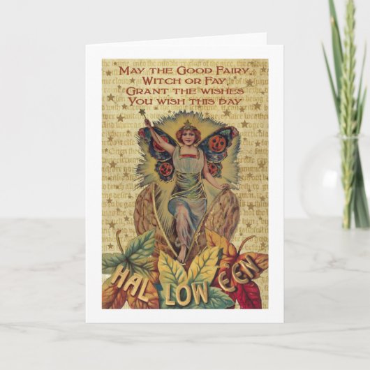Halloween Fairy Kaart (Voorkant)
