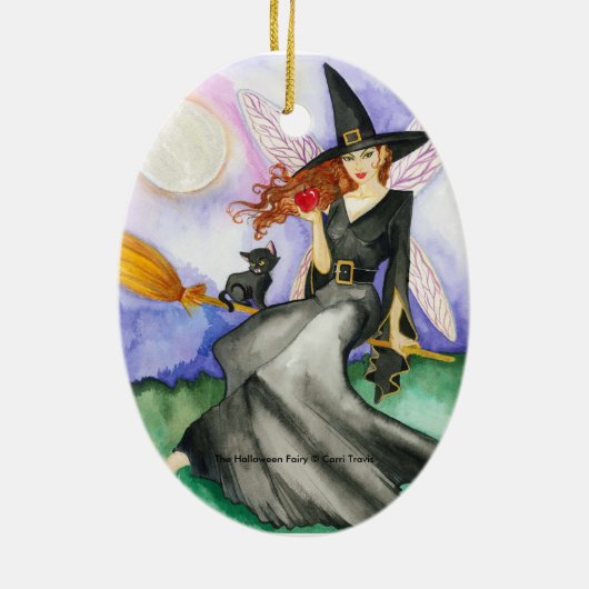 Halloween Fairy Ornament (Achterkant)