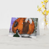 Halloween Fairy Wenskaart Kaart (Gele Bloem)