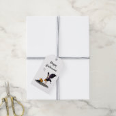 Halloween Fairy with Pumpkin Gift Label Cadeaulabel (Met Touw)