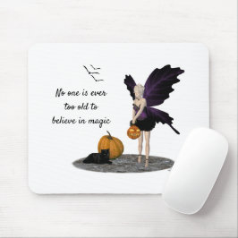 Halloween Fairy with Pumpkin Muismat