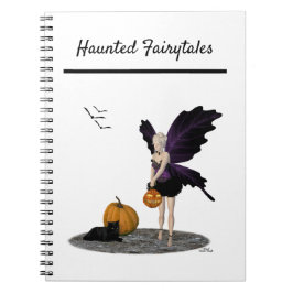 Halloween Fairy with Pumpkin Spiral Notitieboek